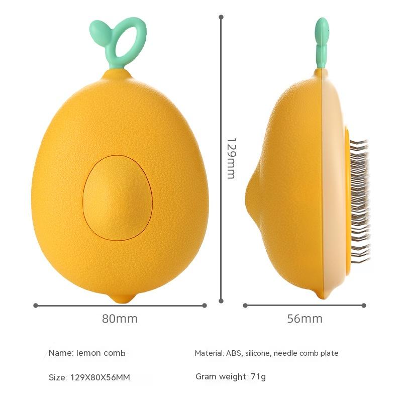 2-in-1 design Massage Cat Brush Hair Remover