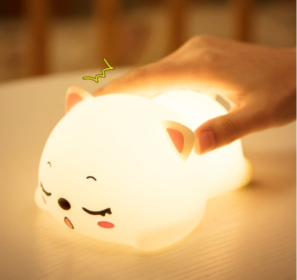 Cute Cat Bedside Night Light