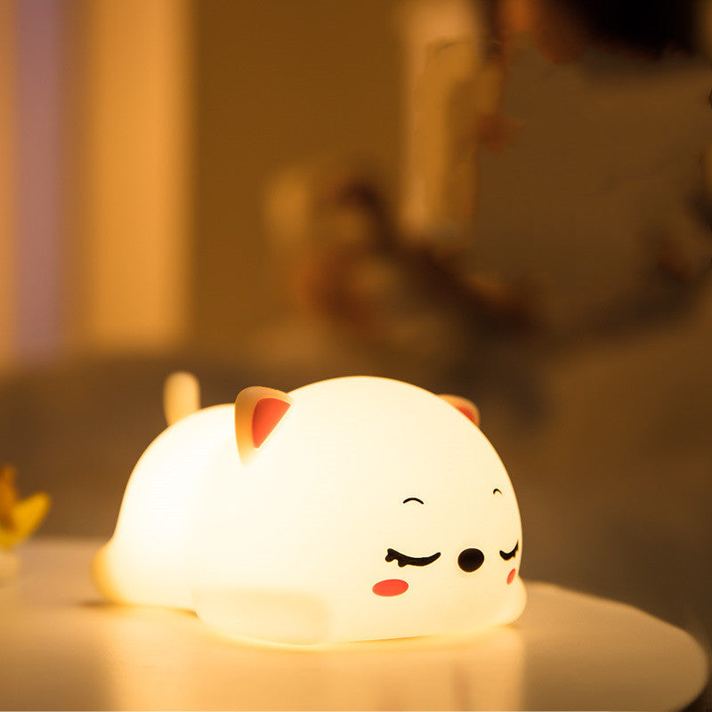 Cute Cat Bedside Night Light