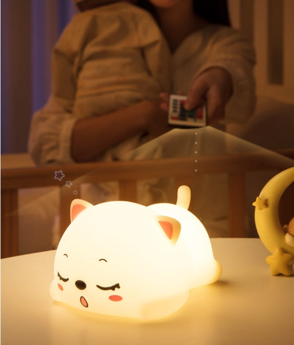 Cute Cat Bedside Night Light