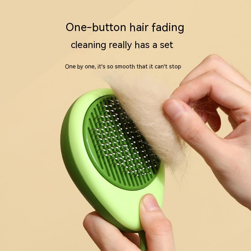 2-in-1 design Massage Cat Brush Hair Remover