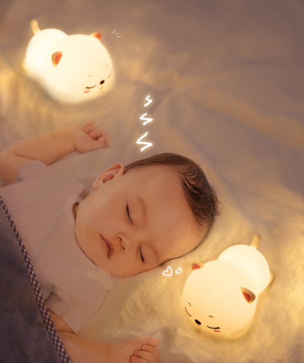 Cute Cat Bedside Night Light