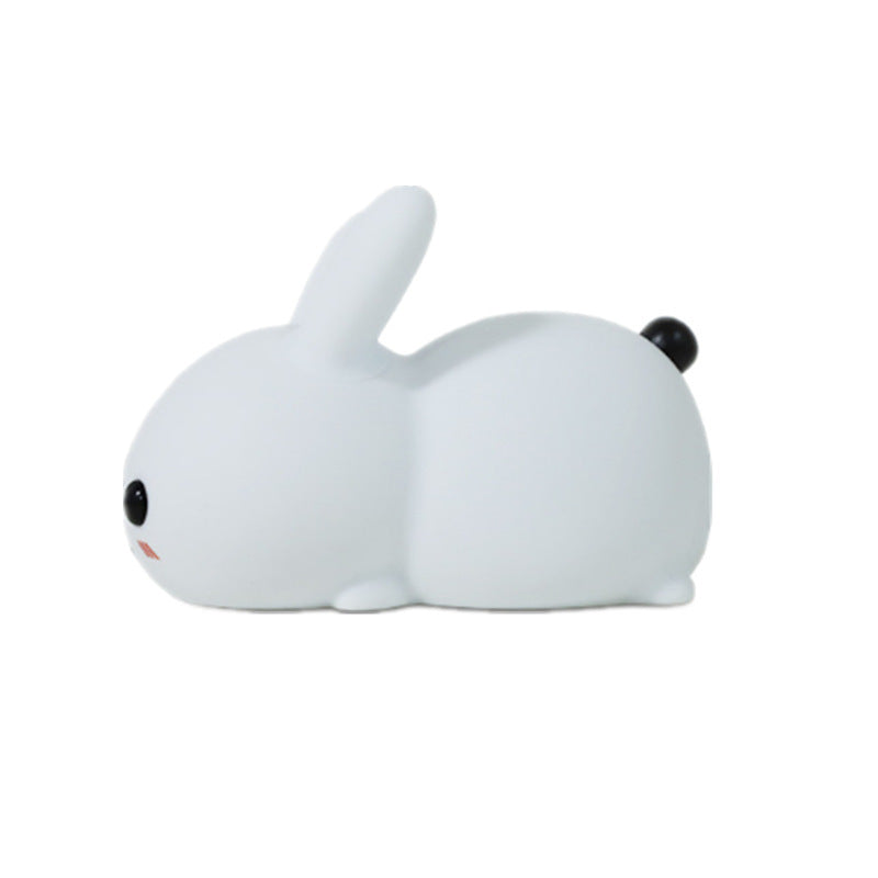 Rabbit LED Night Light Silicone Animal Cartoon Dimmable Lamp