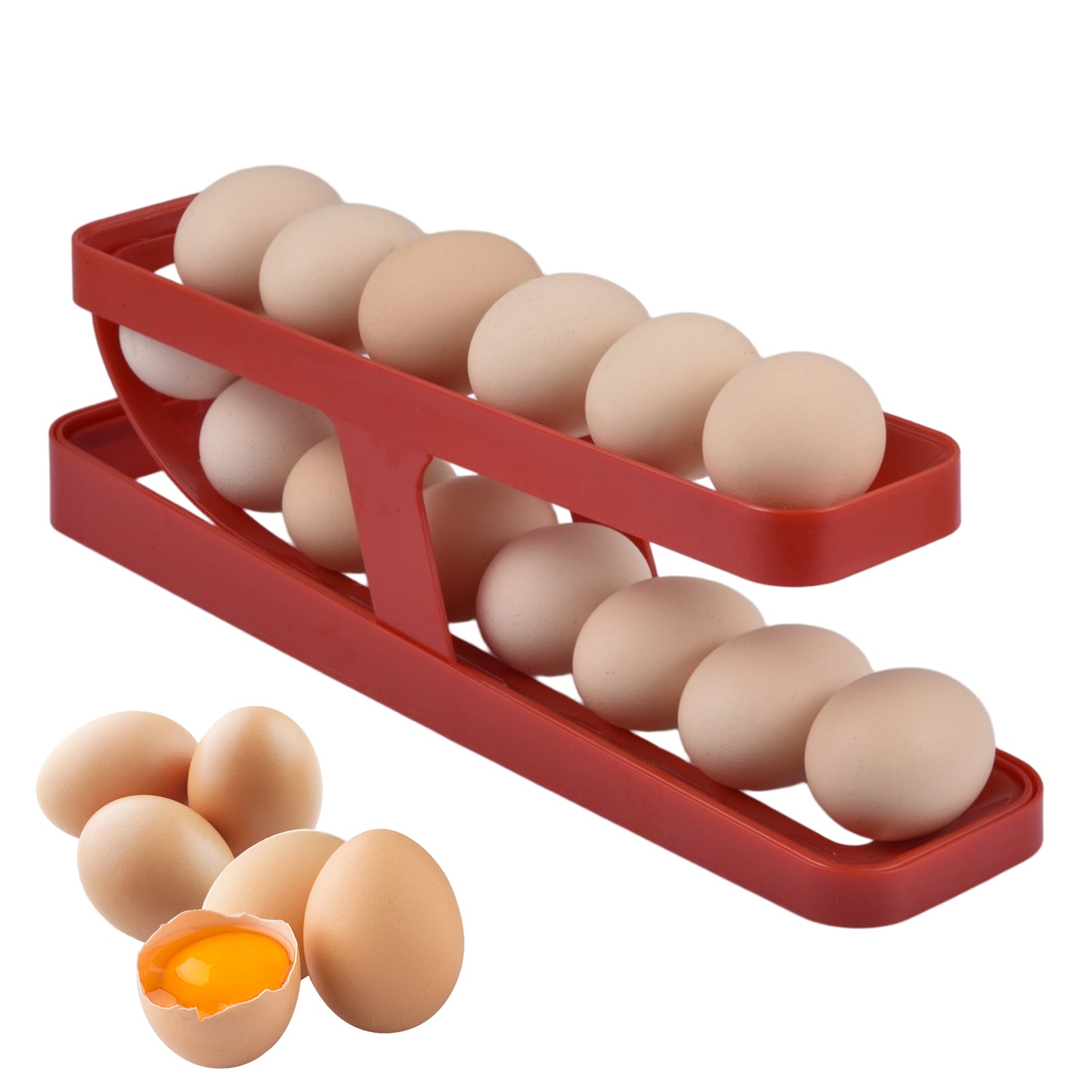 Automatic Rolling Down Egg Dispenser.